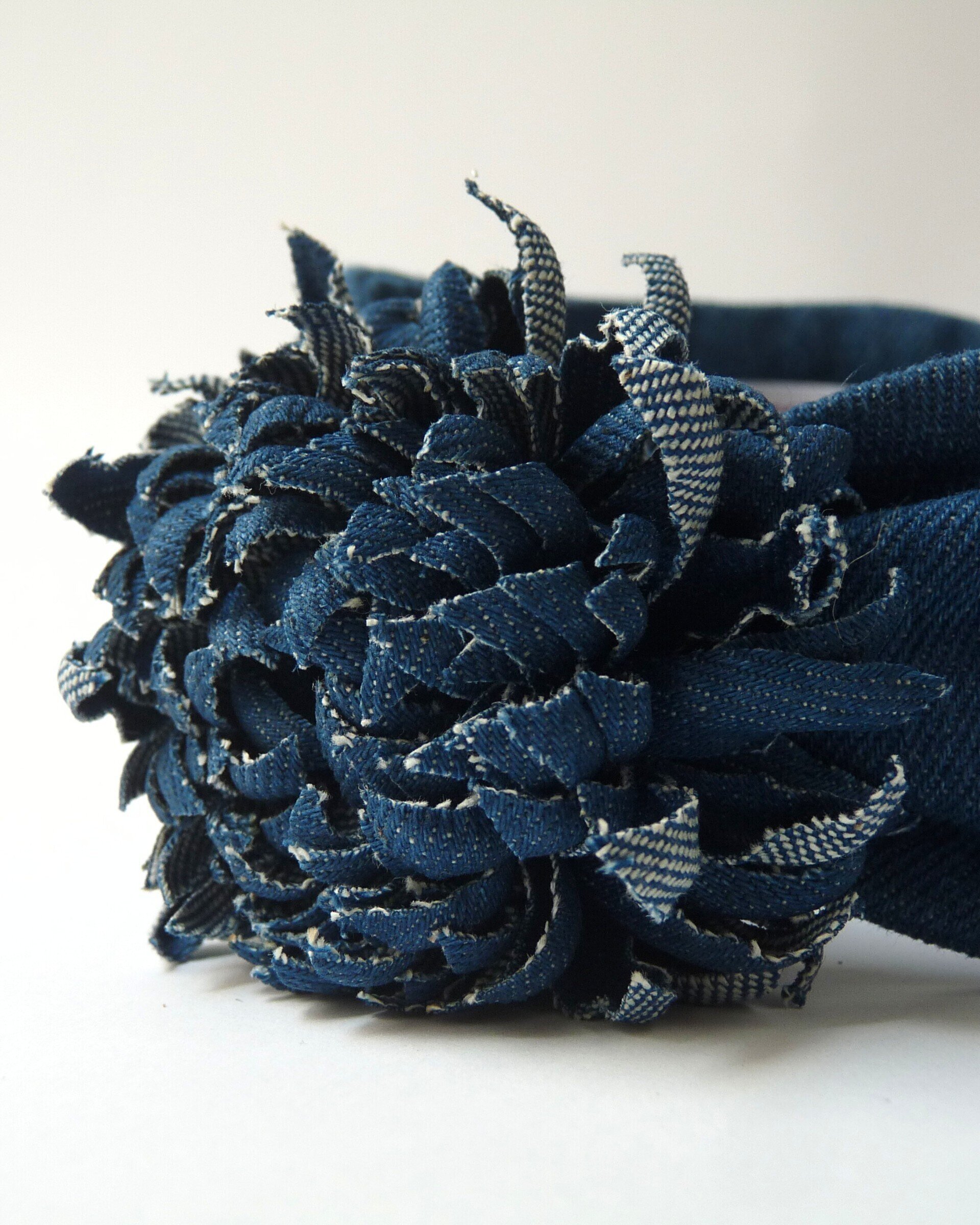 Crisantemo · Denim · Fruncido - 3