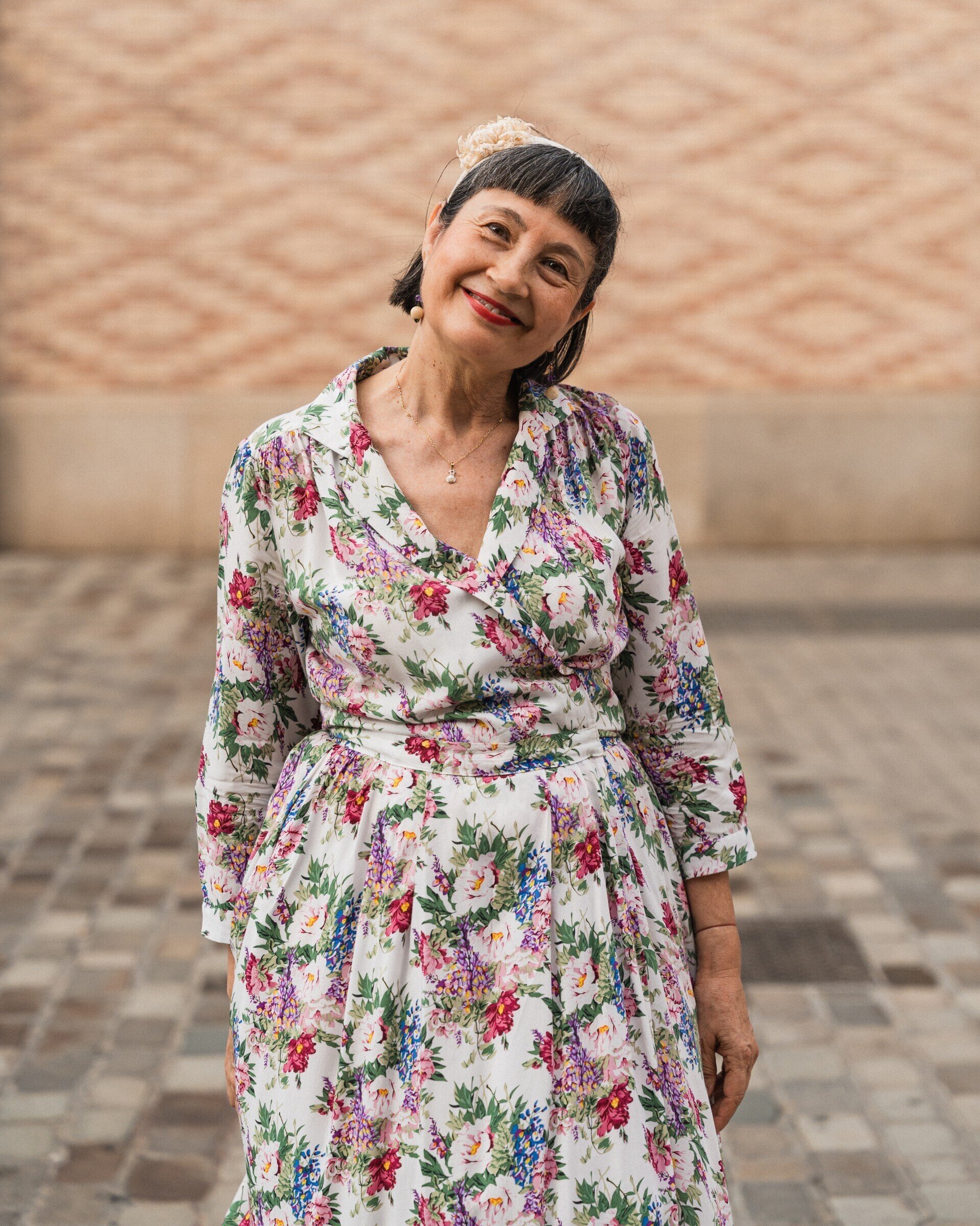 Crisantemo · Algodón natural · Triple puntilla - 2